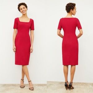 M.M. Lafleur The Noa Dress In Rhubarb Red